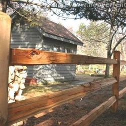 Split Rail Fence - Western Red Cedar - Products