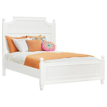 Savannah Queen Poster Bed, White