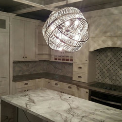 Zeev Lighting Una 8 Light Pendant in Polished Nickel - Products
