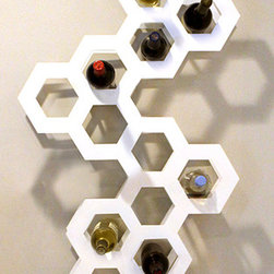 Hive Wall Wine Rack - Wine And Bar Tools