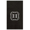 Personalized Guest Towels - White  Set Of 100  Line And Letter