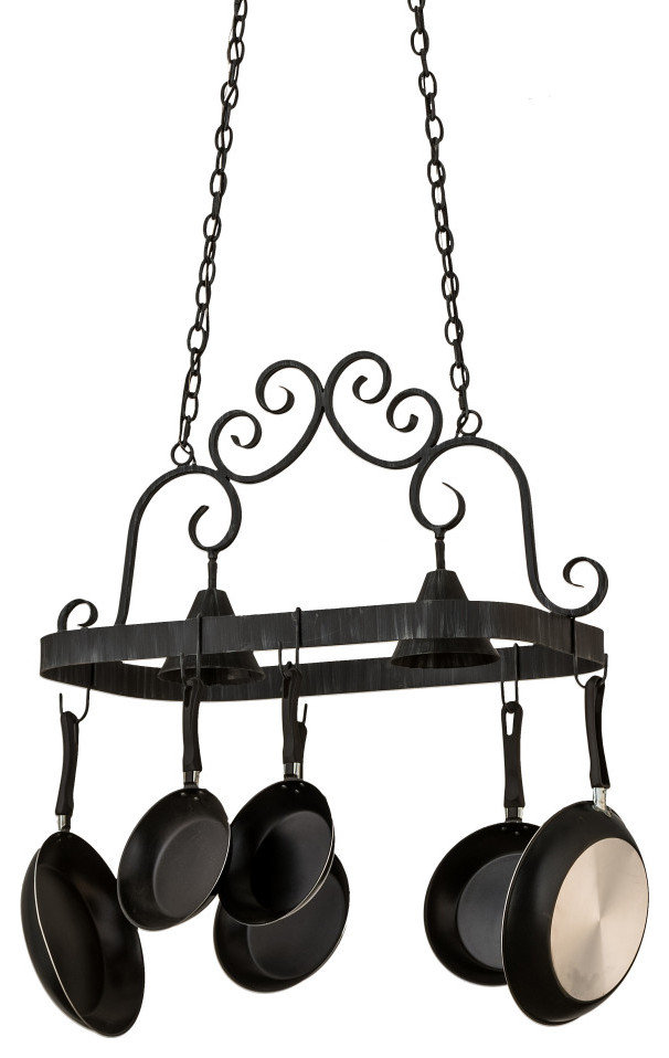 32L Elana 2 LT Pot Rack - Mediterranean - Pot Racks And Accessories ...
