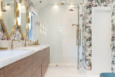 Bathroom - modern bathroom idea in Kansas City