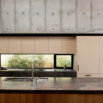 Open-plan kitchen