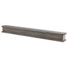 Dogberry Collections Cottage Mantel, Ash Gray, 48