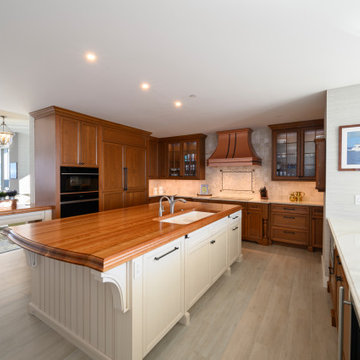 Traditional Kitchen and Outdoor Kitchen