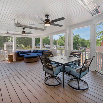 Beautiful Screened Porch Gives Arlington Homeowners Space for Entertaining and R