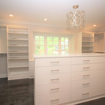 Beautiful closet for lakeside home