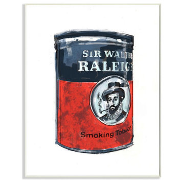 Smoking Tobacco Painted Can Design, 10"x15"