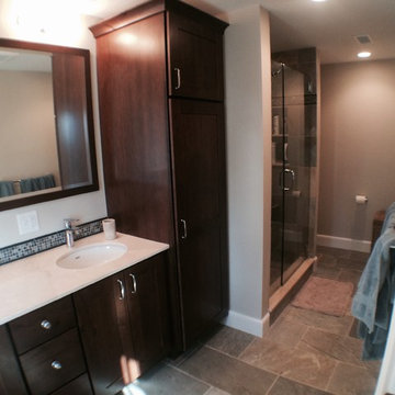 Arlington 2 story addition: family room, mudroom, master bedroom, master bath