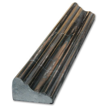 China Black Vein Chair Rail Polished Molding , 50 Pieces