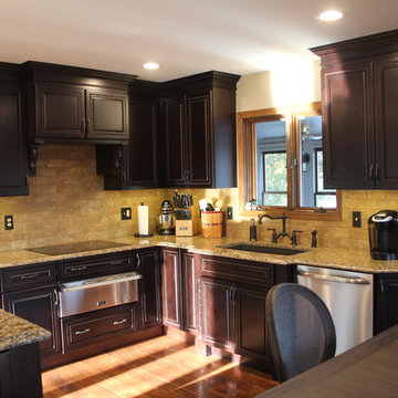 Mocha Kitchen & Bath HolidayShores by Lisa Costin