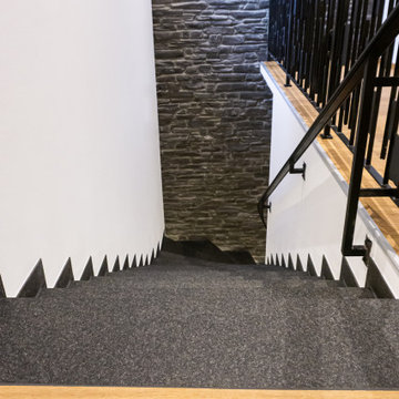 Hoteltreppe wird zur Attraktion. Fliesentreppe ohne Abriß modernisieren.