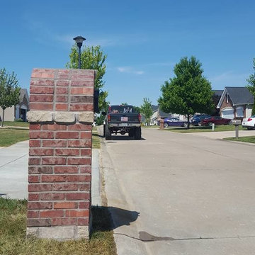 Brick and Stone Mailbox in O'fallon, Mo