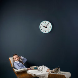 Modern Turquoise Clock - Wall Clocks