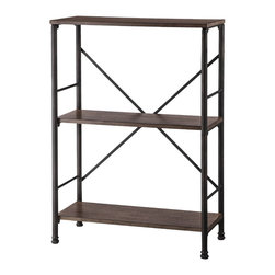 Mixed Material 2 Shelf Bookcase Brown - Threshold&trade; - Products