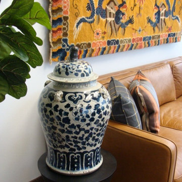 Asian Flair Office with a Texas Twist