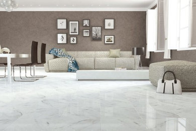 POPULAR WHITE MARBLE LOOKS – Polished Porcelain Floor Tiles