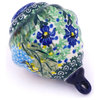 Polmedia Polish Pottery 4" Stoneware Ornament Christmas Ball