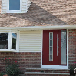 Modern Front Entry Door. Hurricane impact entry door - Front Doors