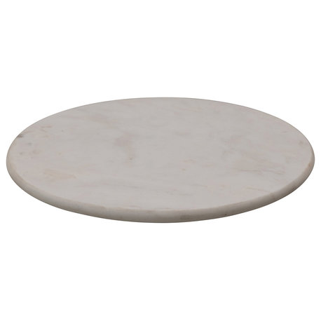Marble Lazy Susan, White