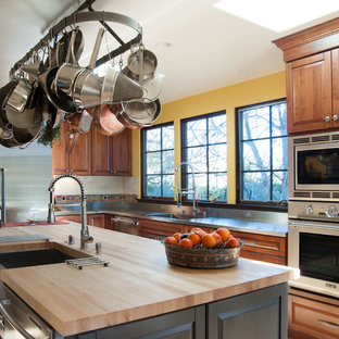 Home design - large mediterranean home design idea in San Francisco