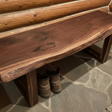 Customizable Live Edge Black Walnut Coffee Tables, Made-To-Order