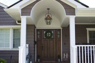 Transformed Front Porch by LA Design & Construction