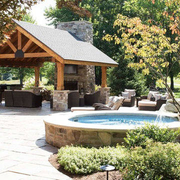Backyard Living Space in Avon, OH