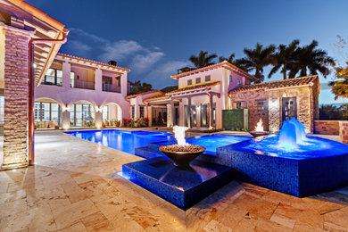 Pool - mediterranean pool idea in Tampa