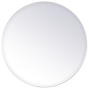Contemporary Clear Vanity Mirror