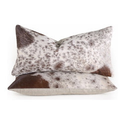 Spotted Cowhide Pillow - Decorative Pillows