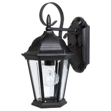 Capital Lighting 9726BK Carriage House - 16" 1 Light Outdoor Wall Mount