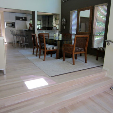SAGAPONACK: DOUBLE WHITEWASHED WHITE OAK FINISHED WITH BONA TRAFFIC HD SATIN