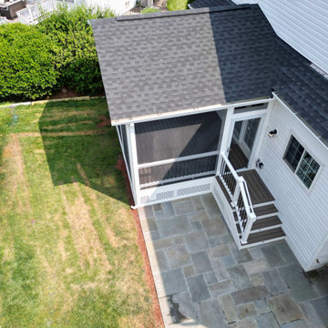 Moisture Shield Riverbank Screened-in Porch and Patio