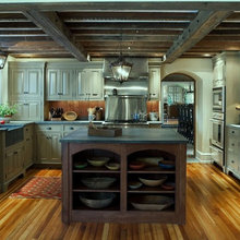 colored cabinets