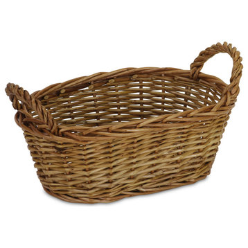 Moses Rope Basket, Stained Willow
