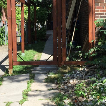 Horizontal gate and fencing