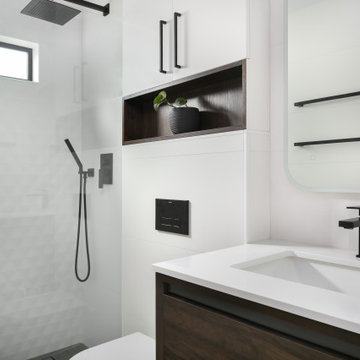 European modern meets Burbank farmhouse bungalow.