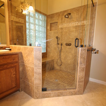 Master Bathroom Bathtub to Shower Conversion