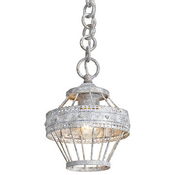 Golden Lighting 7856-M1L OY Ferris Mini Pendant, Oyster