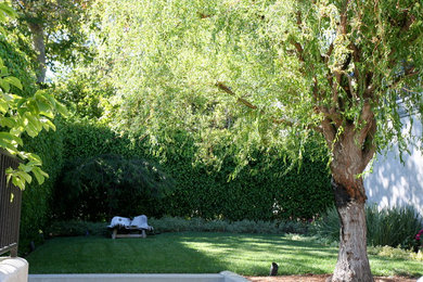 This is an example of a traditional landscaping in Los Angeles.