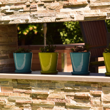 Pergola and TV Wall