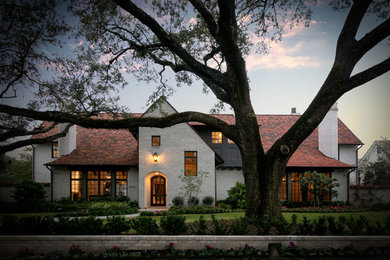 Elegant home design photo in Houston