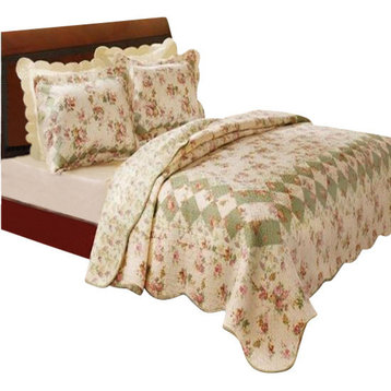 Greenland Bliss Collection Quilt Set, Twin