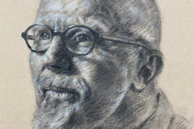 Paul - charcoal and chalk