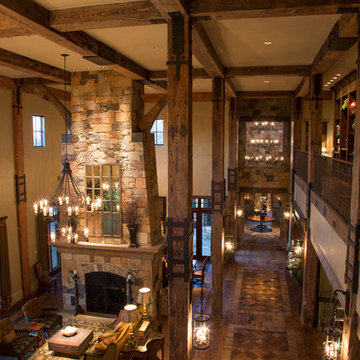 Rustic Lodge style home