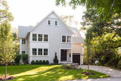 Example of a classic exterior home design in Boston