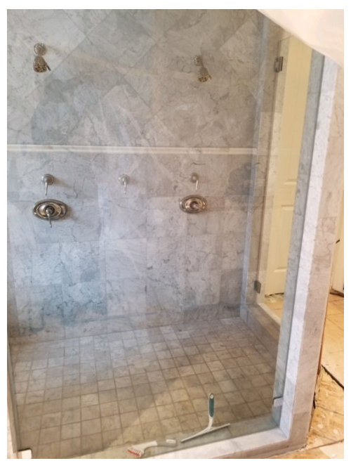 Redo of master bath marble shower