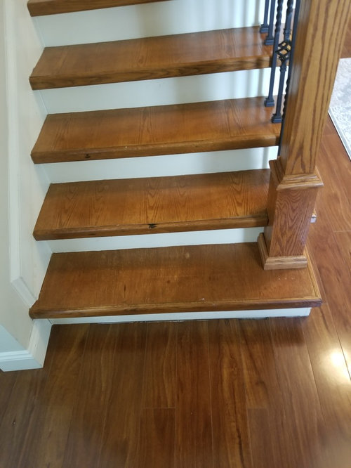 stairway matching floors